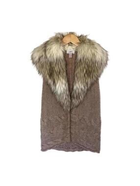 LOFT Women's Brown and Black Coat